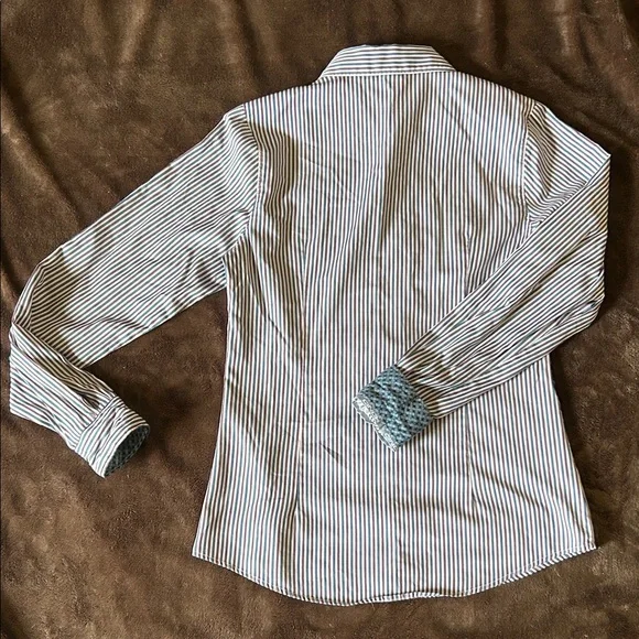 Cinch Womens Striped Button Down Shirt. Sz Small - Picture 7 of 7